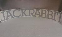 24538 DECAL JACKRABBIT 'BROWN'